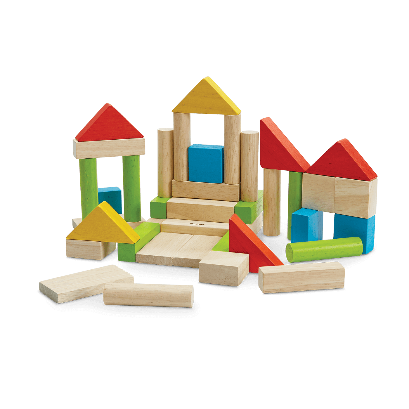 Colorful Blocks 40pc by Plan Toys