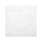 Colorific Canvas Paint by Number Happy Sloth by Ooly 1