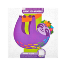 Colorific Canvas Paint by Number Happy Sloth by Ooly