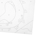 Colorific Canvas Paint by Number Kit Fantastic Dragon by Ooly 3