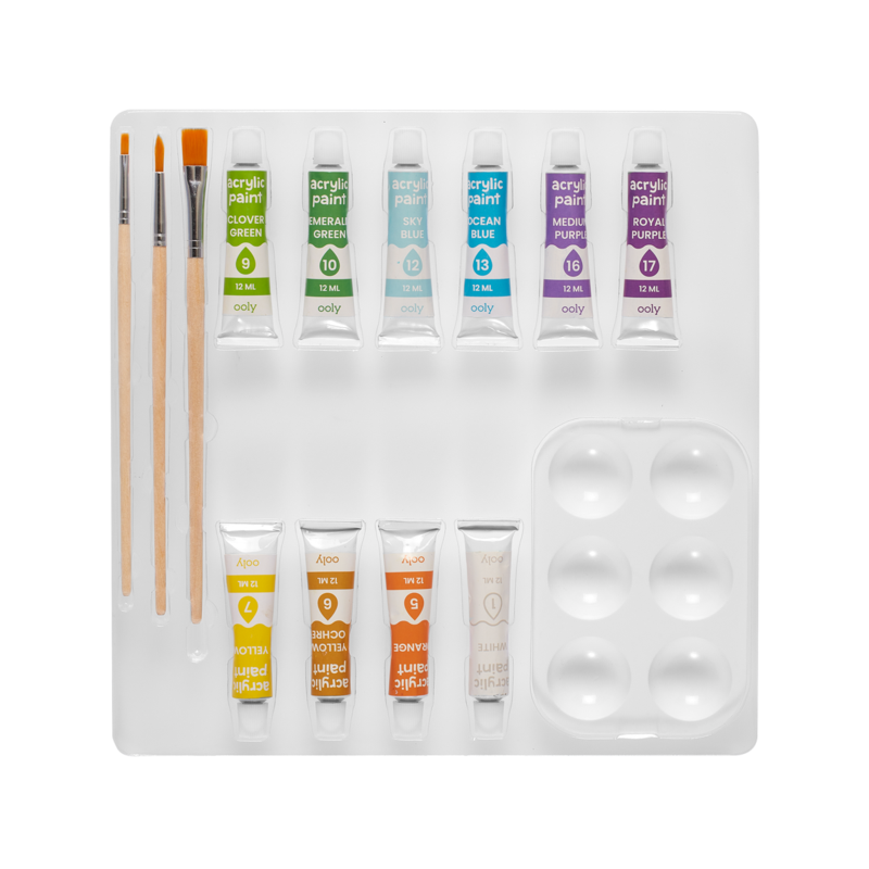 Colorific Canvas Paint by Number Kit Fantastic Dragon by Ooly 5