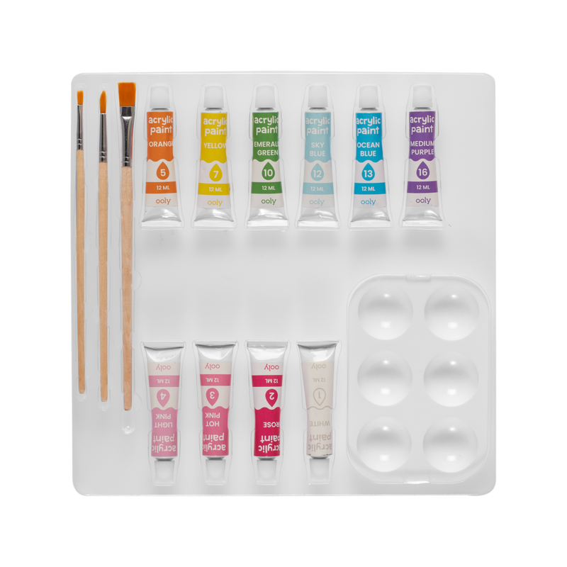 Colorific Canvas Paint by Number Kit Magic Unicorn by Ooly 3