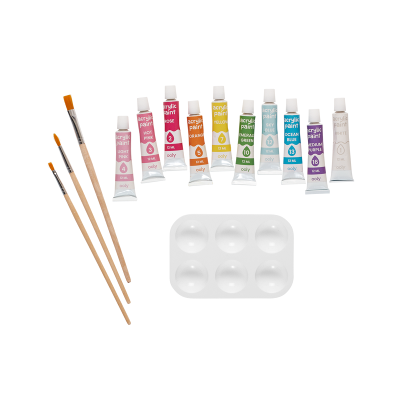 Colorific Canvas Paint by Number Kit Magic Unicorn by Ooly 5