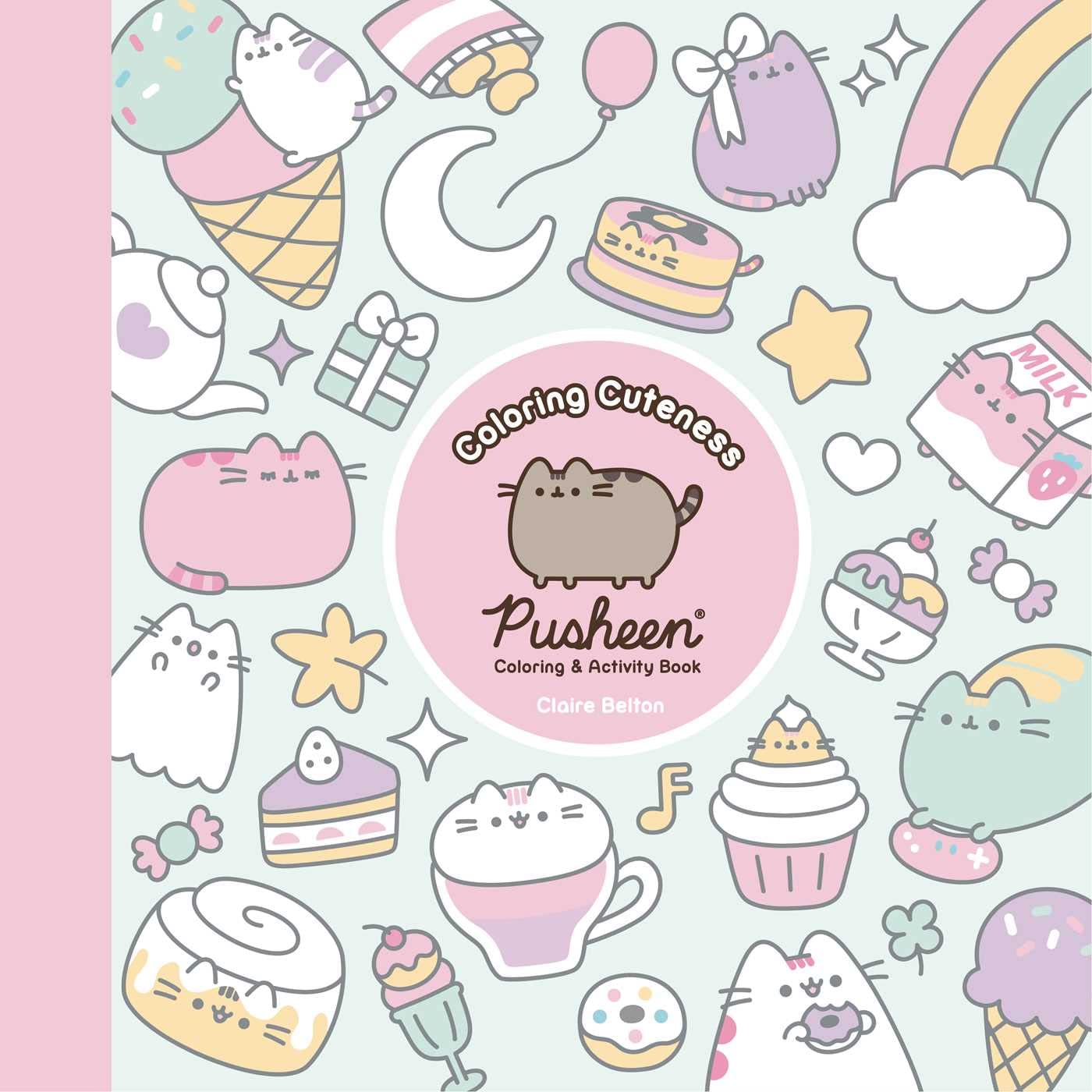 Coloring Cuteness: A Pusheen Coloring & Activity Book (A Pusheen Book)-by-Sourcebooks