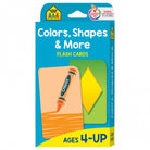 Colors Shapes More Flash Cards by School Zone