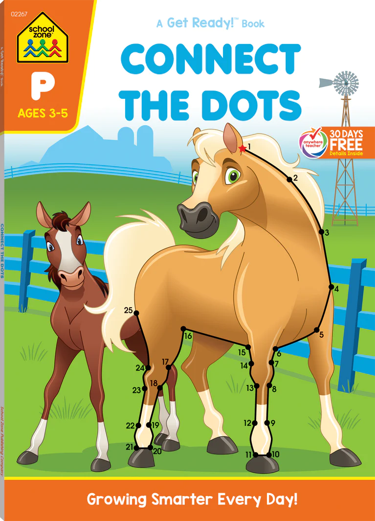 Connect the Dots Preschool Workbook-by-School Zone