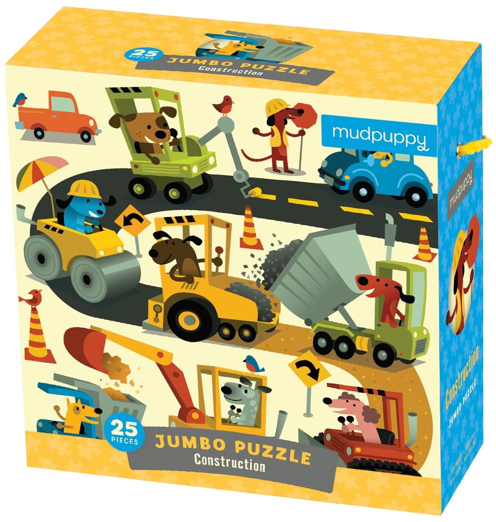 Construction Jumbo Puzzle by Mudpuppy