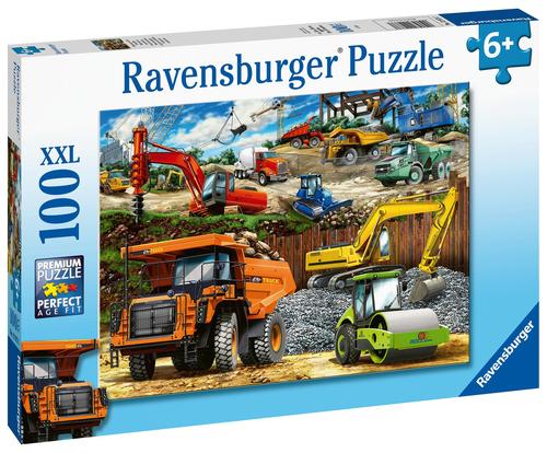 Construction Vehicles 100pc Puzzle by Ravensburger 1