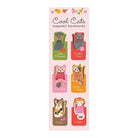 Cool Cats Magnetic Book Marks Set of 6 by Galison