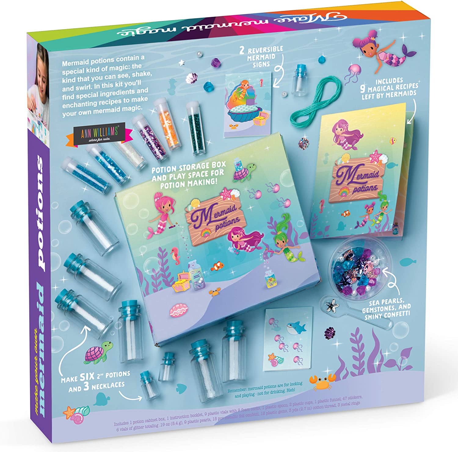 Craft tastic DIY Mermaid Potions by Ann Williams 1