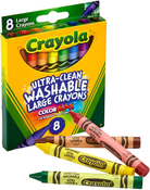 Crayola Jumbo Ultra Clean Washable Crayons 8pc by Crayola 1