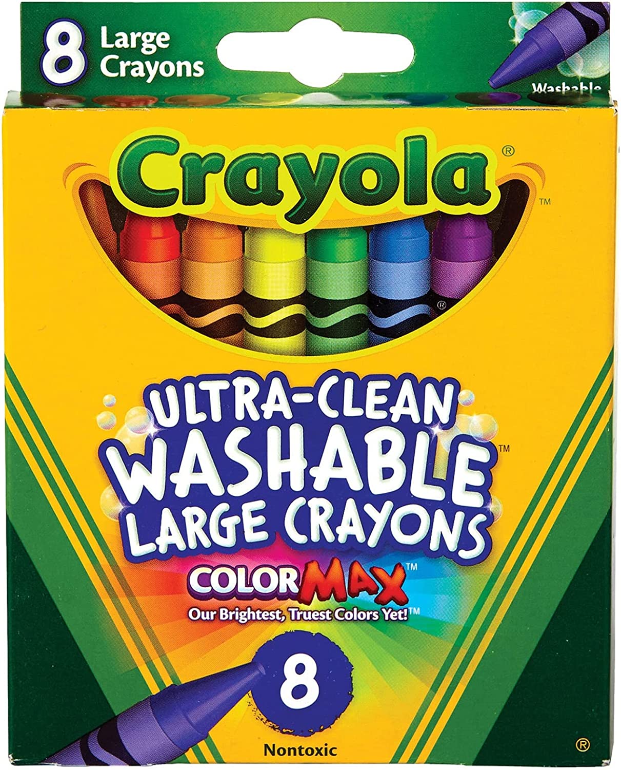 Crayola Jumbo Ultra Clean Washable Crayons 8pc by Crayola