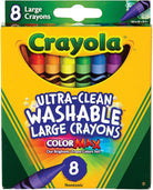 Crayola Jumbo Ultra Clean Washable Crayons 8pc by Crayola
