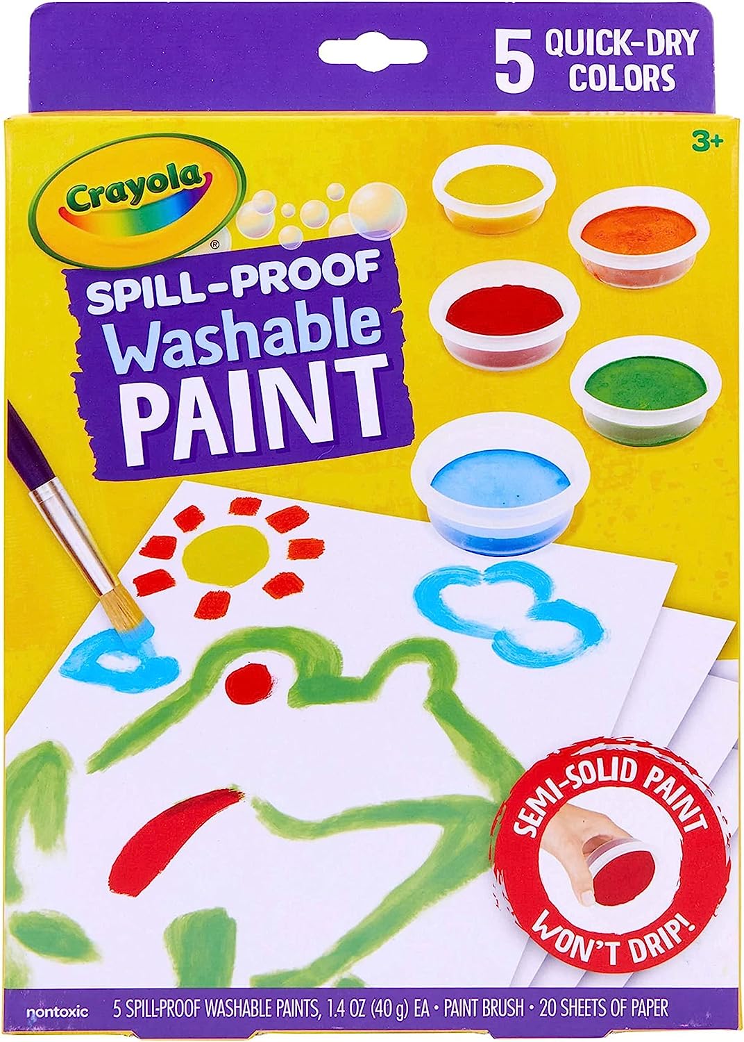 Crayola Spill Proof Paint Set-by-Crayola