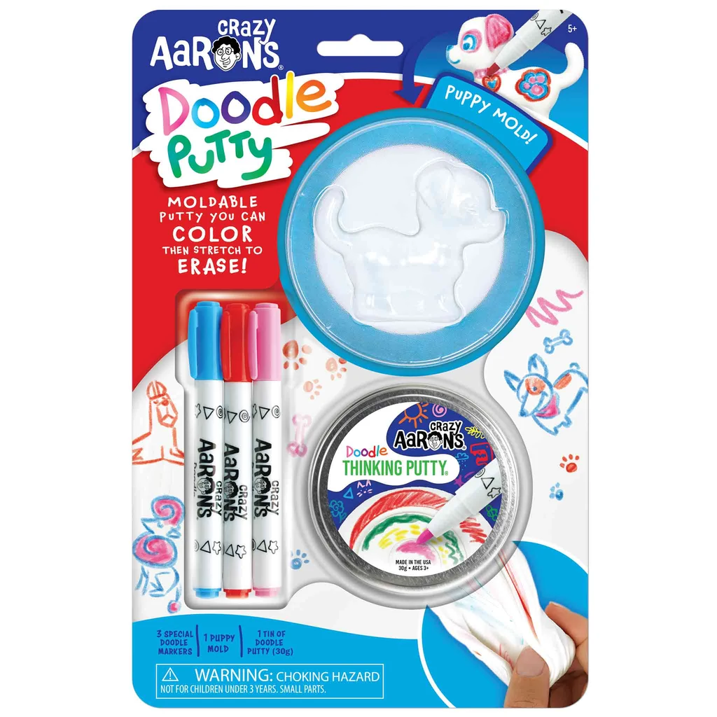 Crazy Aarons Doodle Putty Puppy by Crazy Aarons Putty World