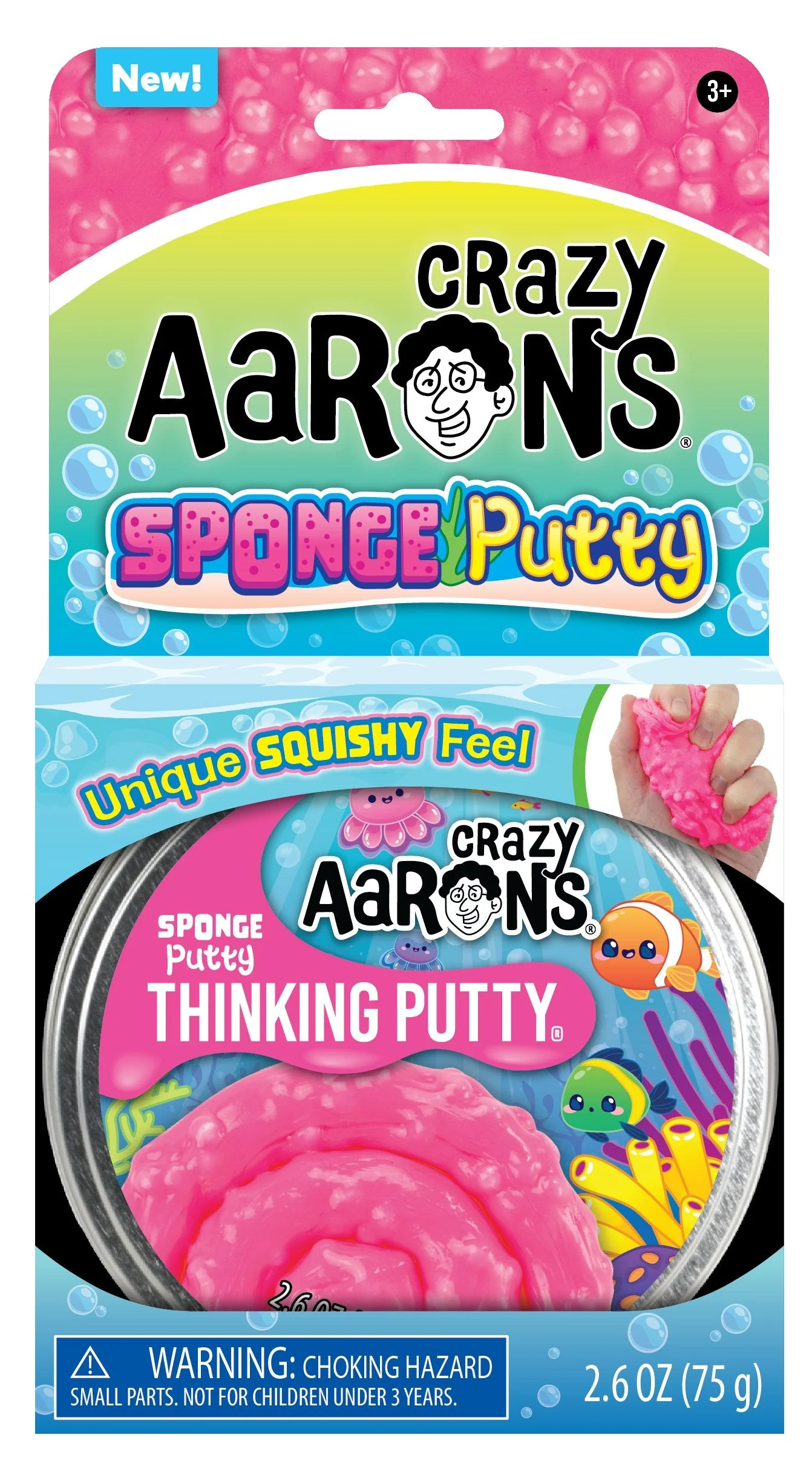 Crazy Aaron's Sponge Thinking Putty-by-Crazy Aaron's Putty World