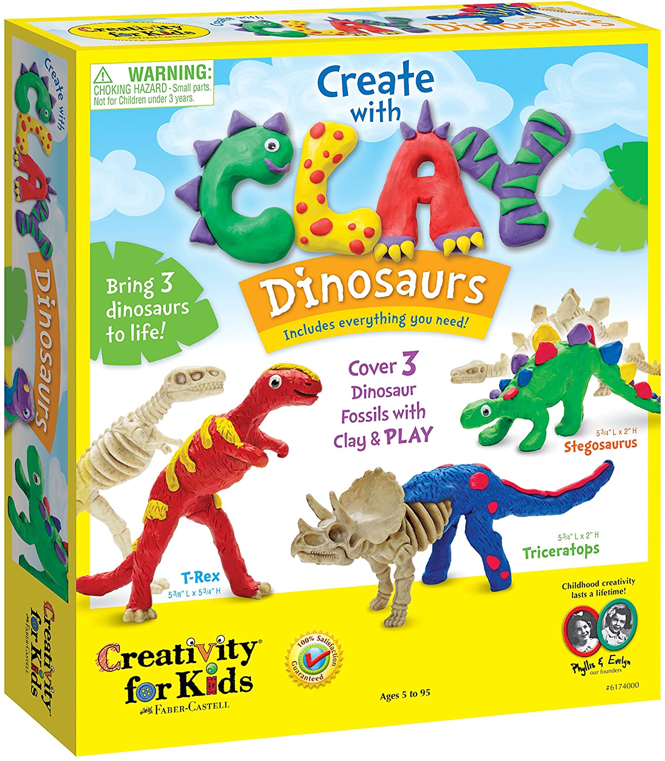 Create With Clay Dinosaurs by Creativity for Kids