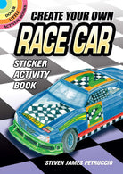 Create Your Own Race Car Sticker Activity Book-by-Dover Publications