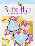 Creative Haven Butterflies Color by Number Coloring Book-by-Dover Publications