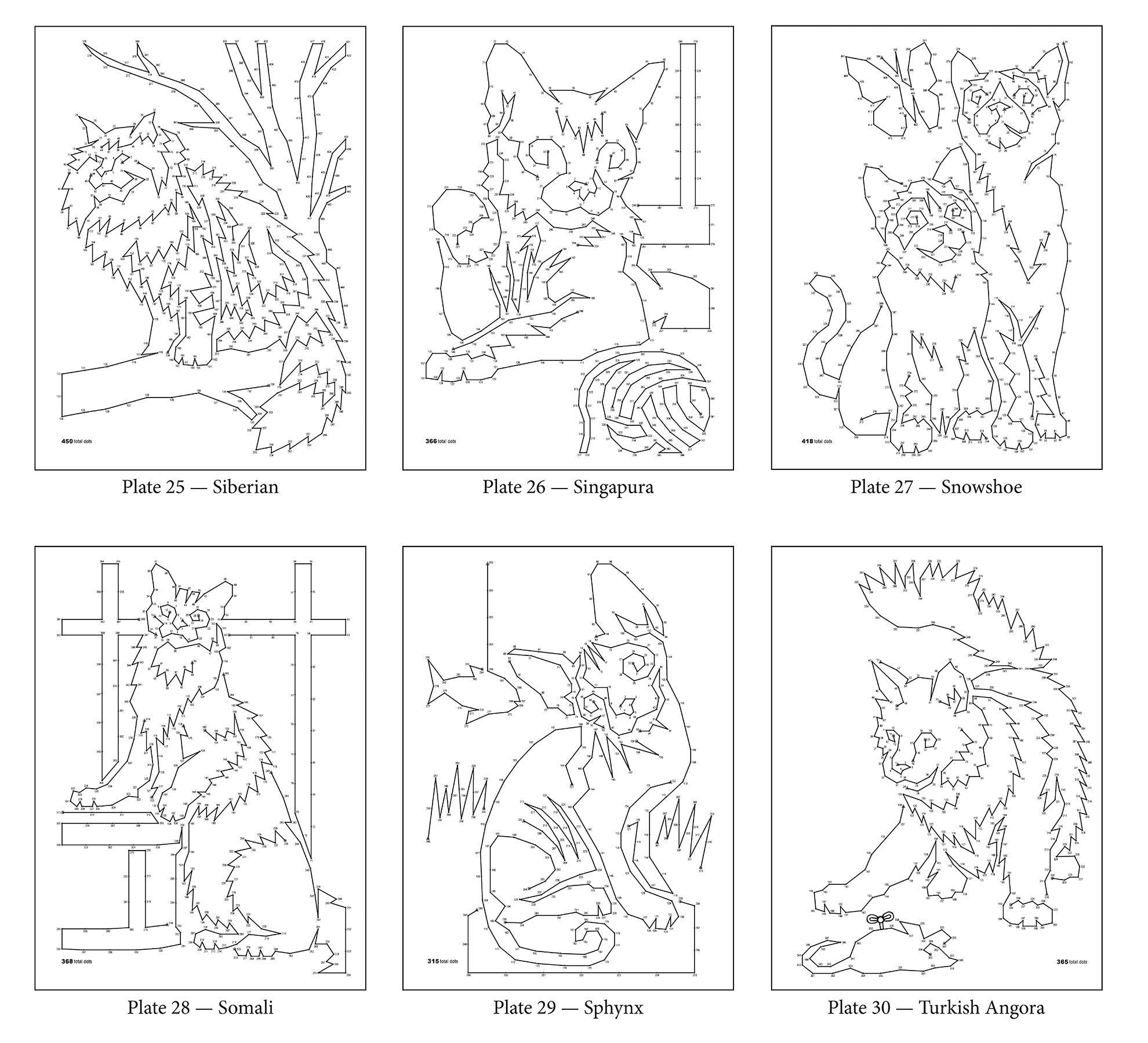 Creative Haven Cats Dot to Dot Coloring Book by Dover Publications 2