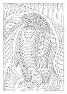 Creative Haven Insanely Intricate Angular Animals Coloring Book by Dover Publications 3