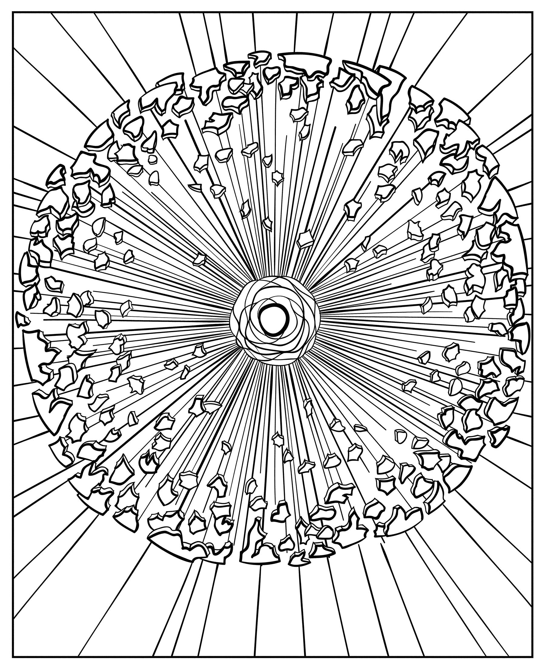 Creative Haven SkyScapes Coloring Book by Dover Publications 1