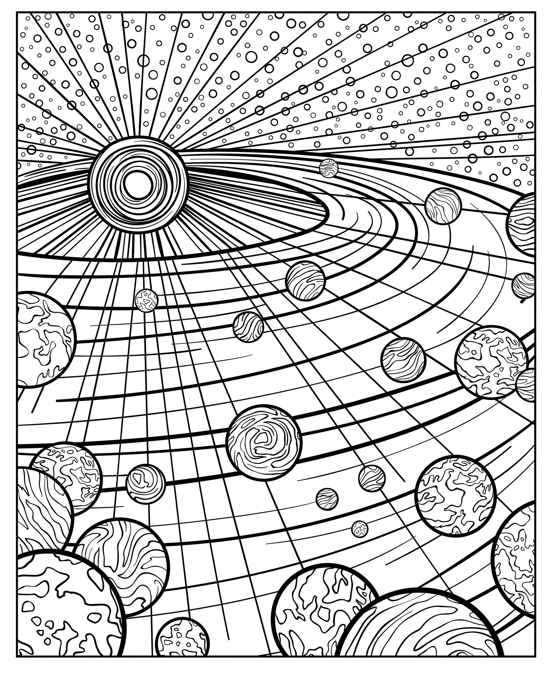 Creative Haven SkyScapes Coloring Book by Dover Publications 2