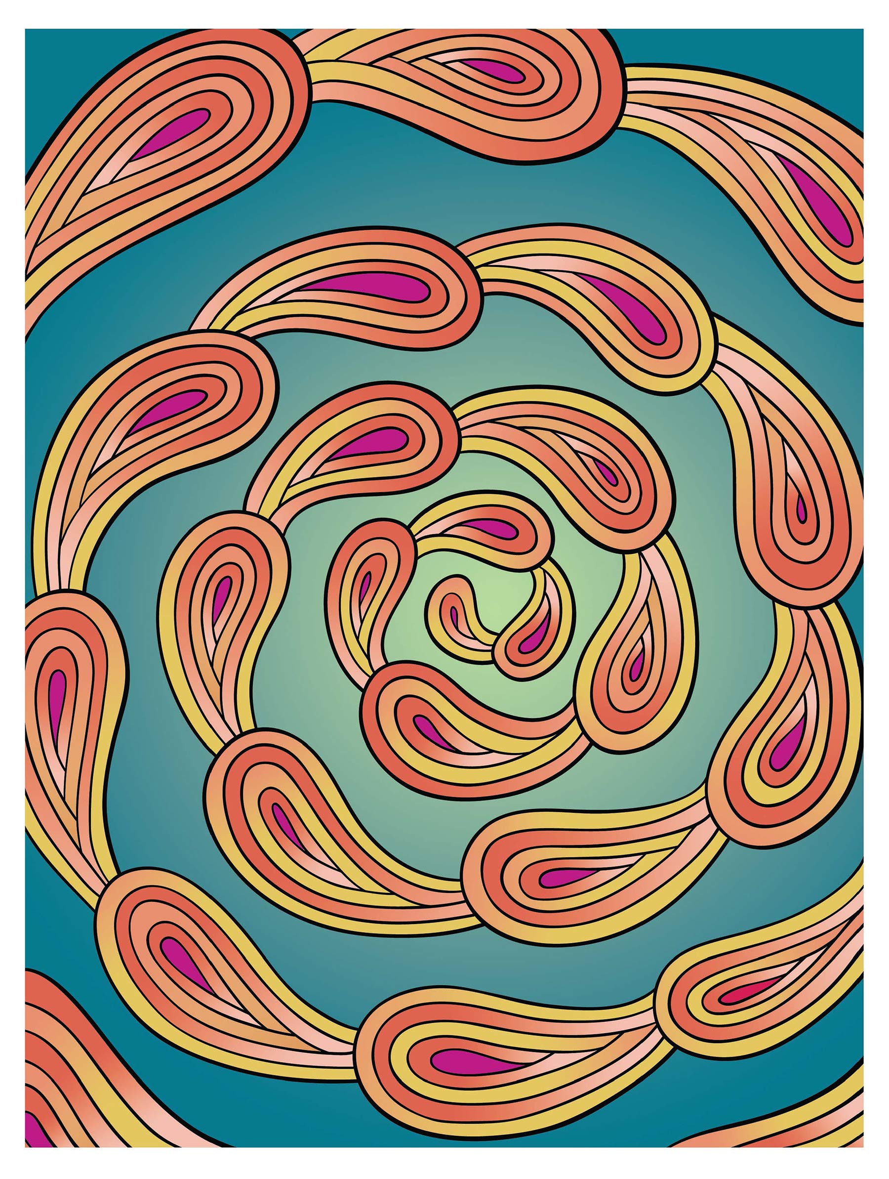 Creative Haven Zenscapes Coloring Book by Dover Publications 3