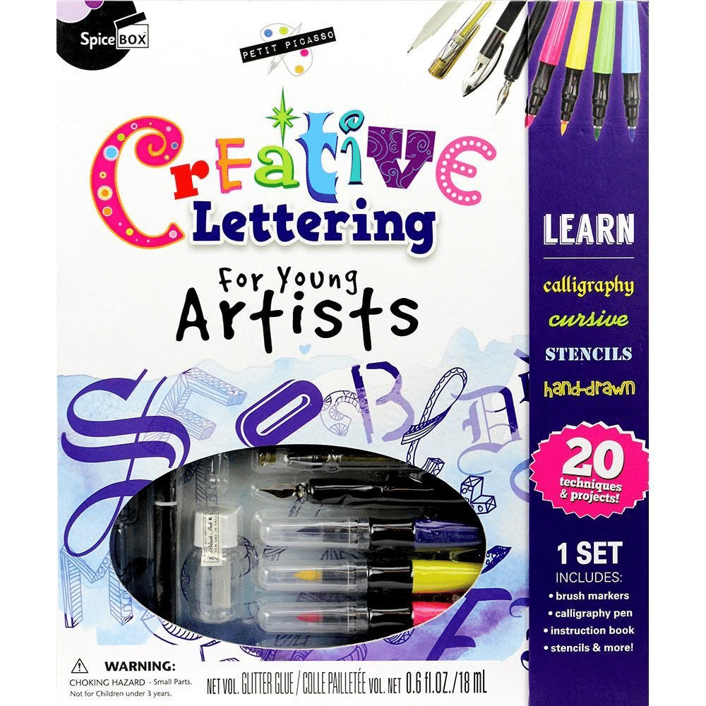 Creative Lettering for Young Artists by SpiceBox