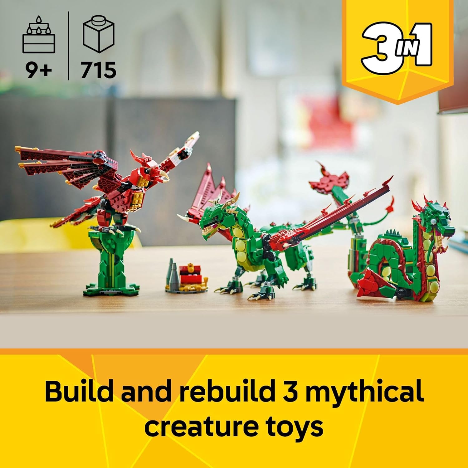 Creator 3 in 1 Medieval Dragon – A2Z Science & Toys
