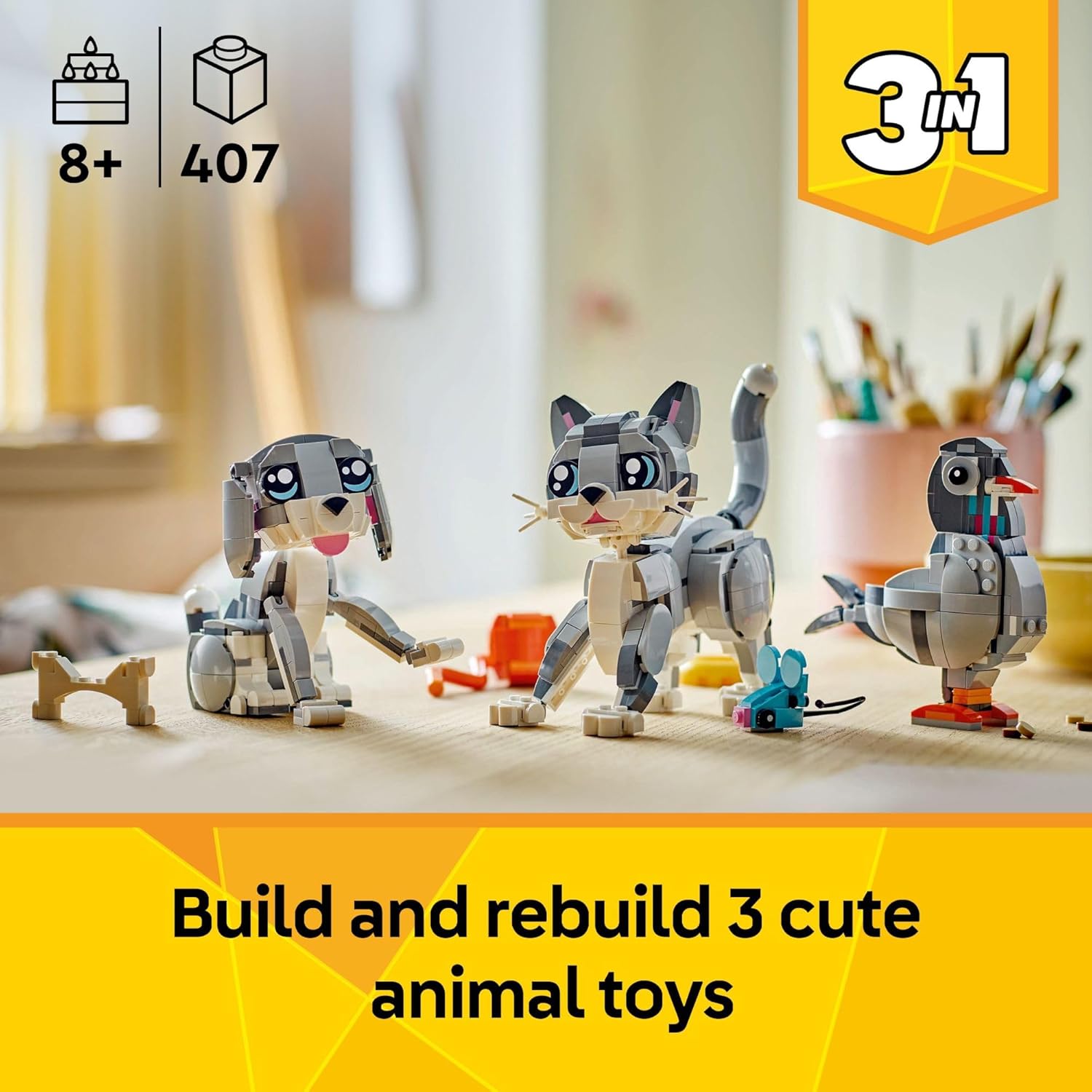Creator 3 in 1 Playful Cat – A2Z Science & Toys