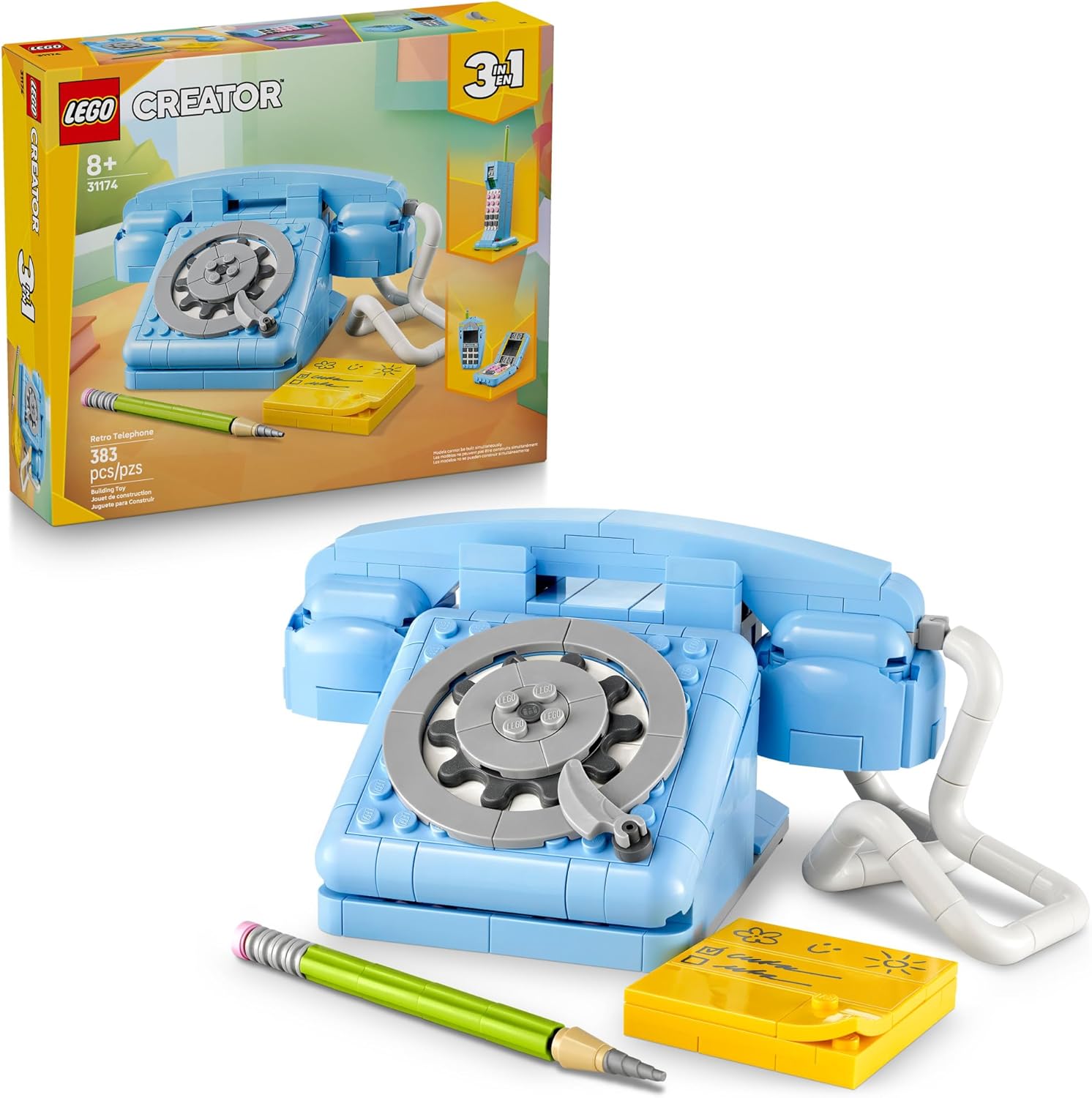 Creator 3 in 1 Retro Telephone-by-Lego