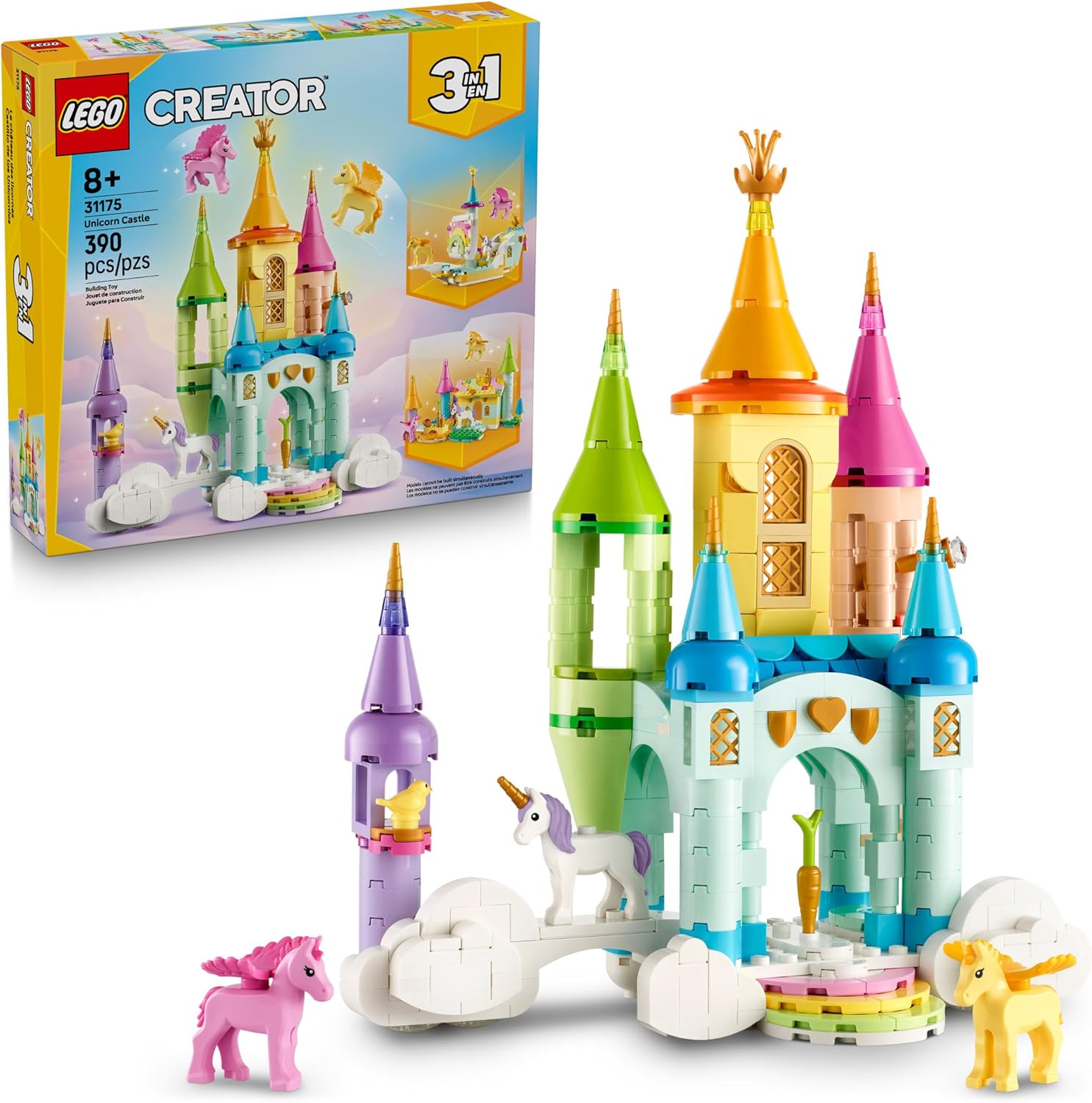 Creator 3 in 1 Unicorn Castle-by-Lego