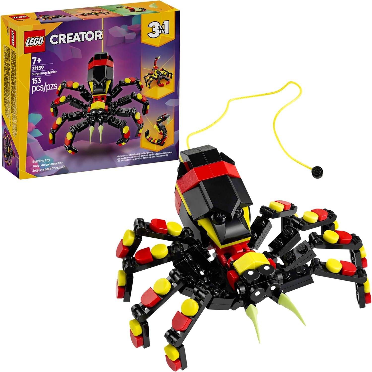 Creator 3 in 1 Wild Animals Surprising Spider-by-Lego