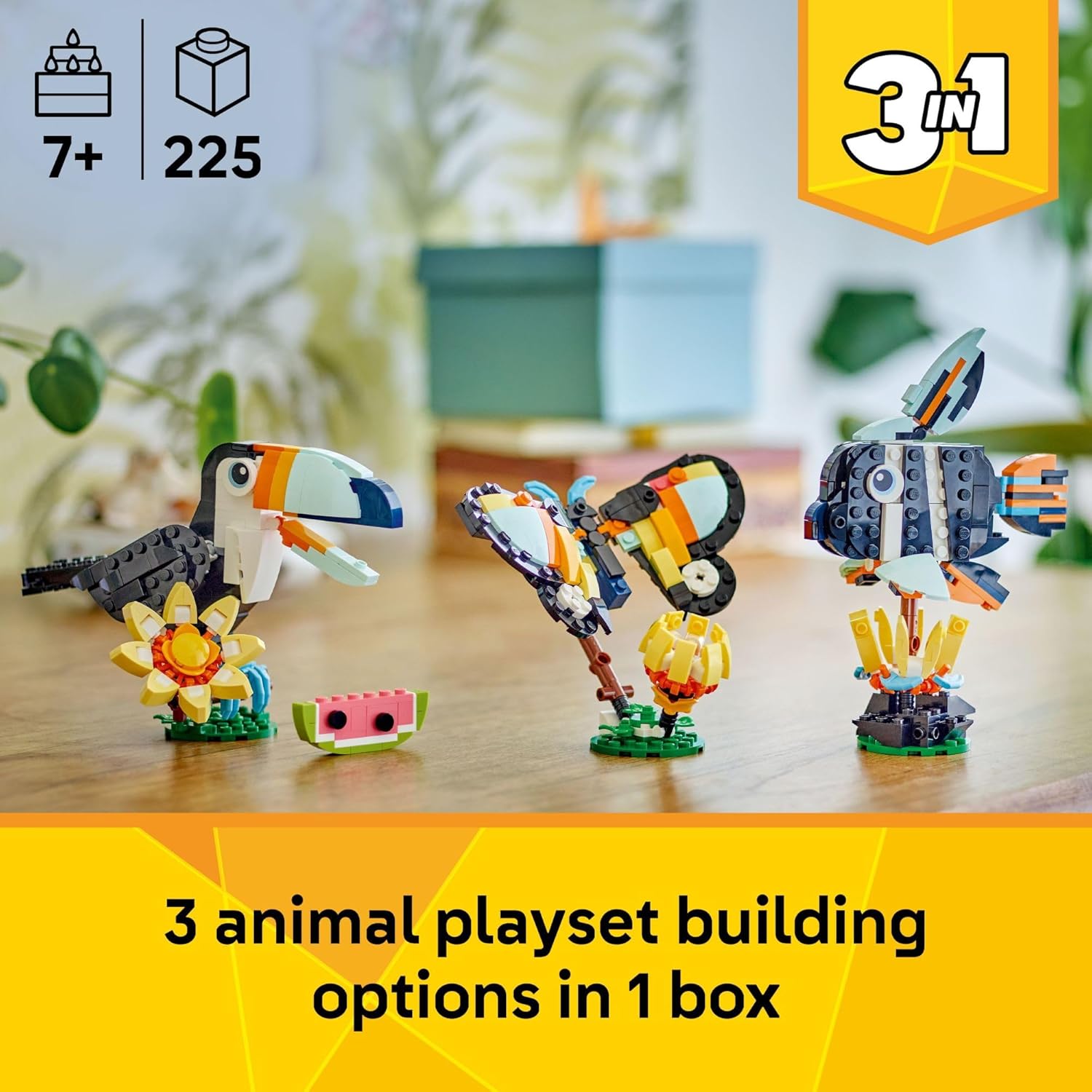 Creator 3 in 1 Wild Animals: Tropical Toucan – A2Z Science & Toys