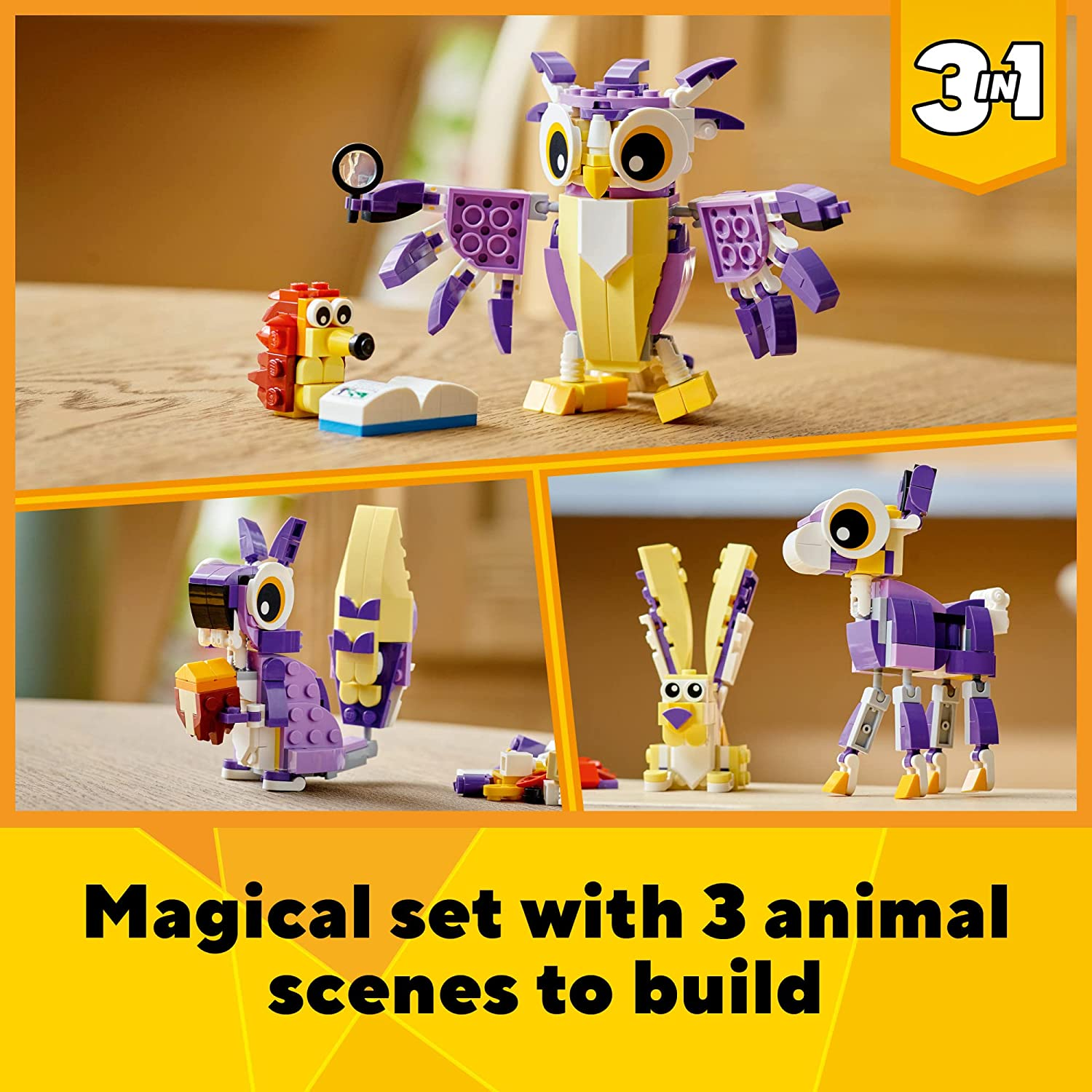 Creator 3in1 Fantasy Forest Creatures by Lego 1