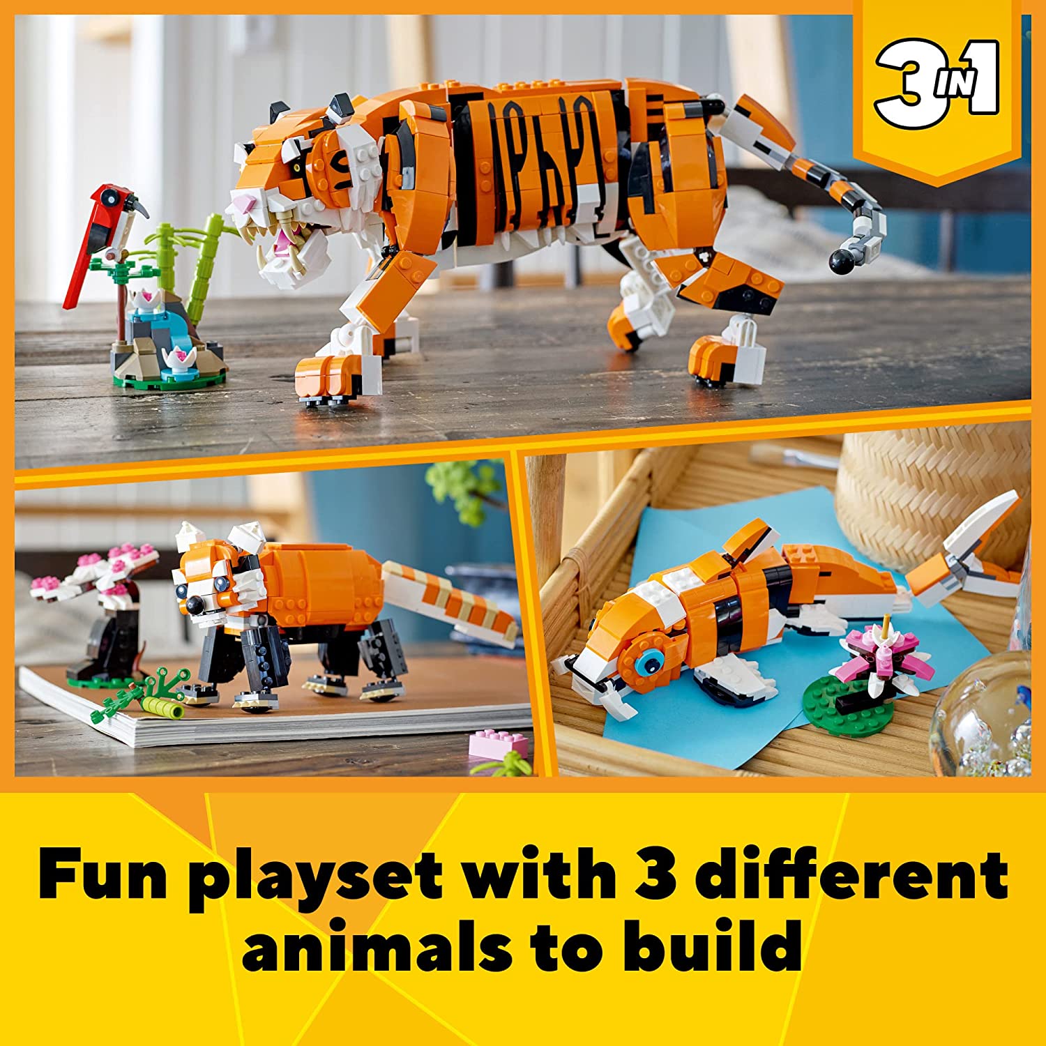 Creator 3in1 Majestic Tiger by Lego 1