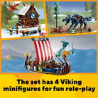 Creator 3in1 Viking Ship and The Midgard Serpent by Lego 5