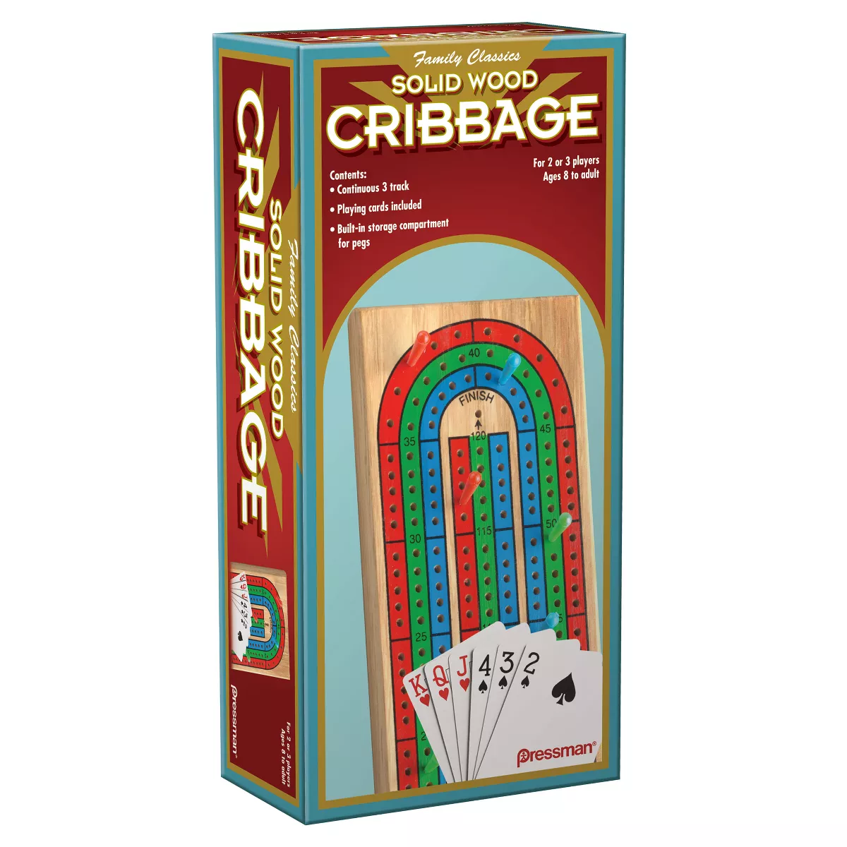 Cribbage Board with Cards – A2Z Science & Toys