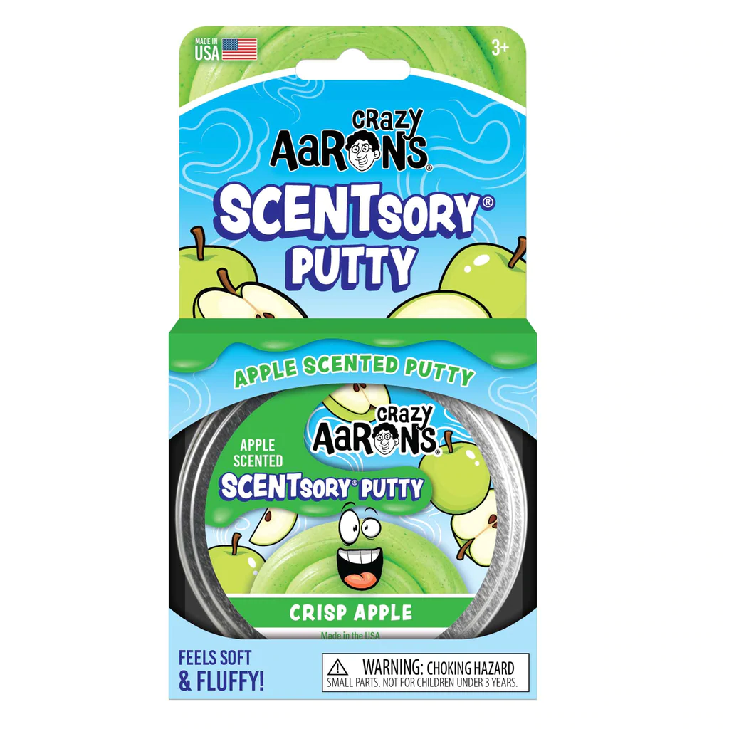 Crisp Apple Thinking Putty SCENTsory Collection by Crazy Aarons Putty World