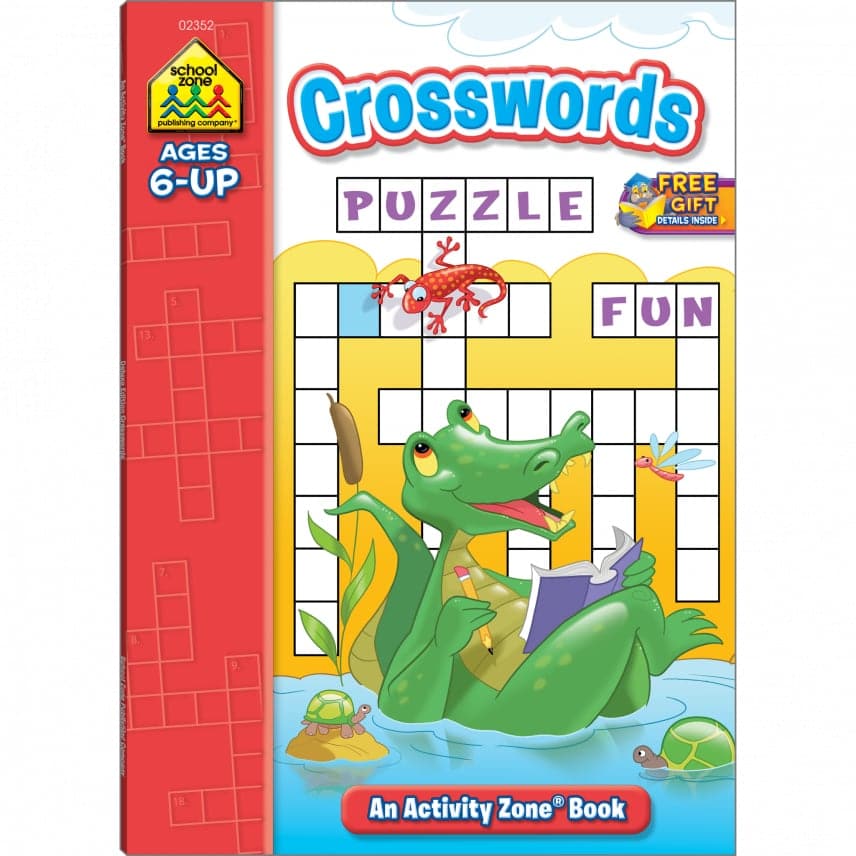 Crosswords Activity Workbook by School Zone