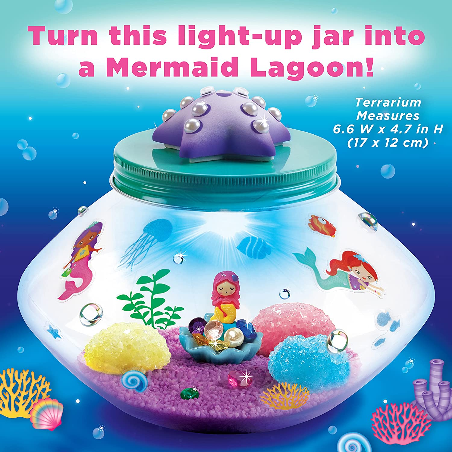 Crystal Mermaid Terrarium Kit by Creativity for Kids 1