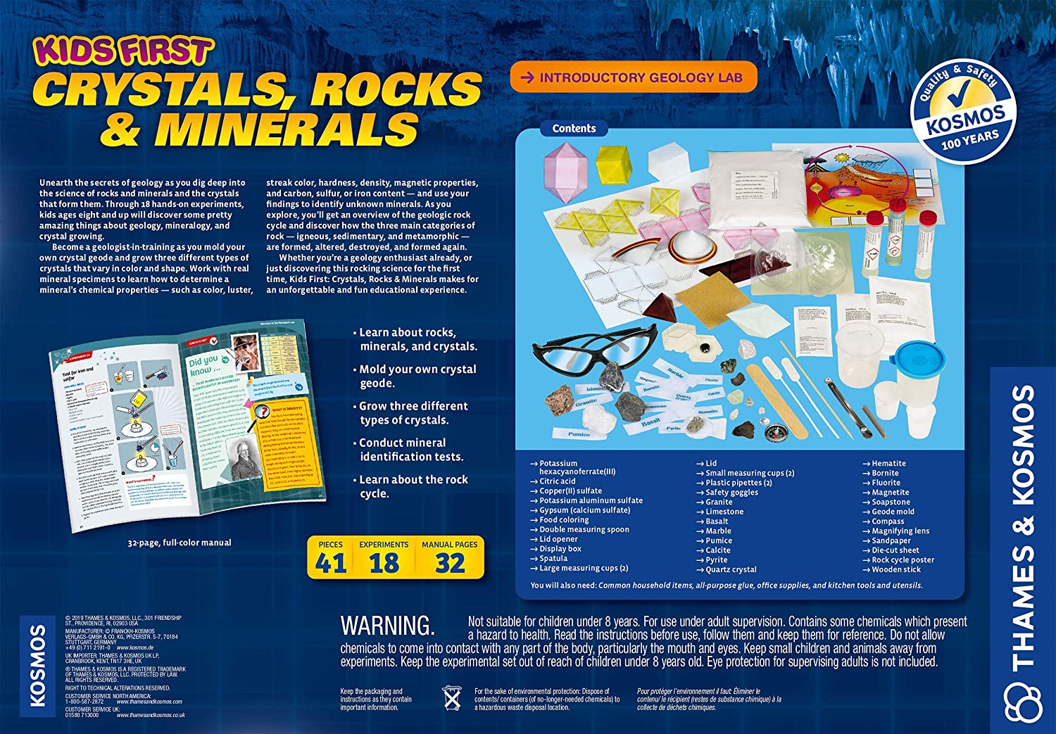 Crystals Rocks Minerals by Thames Kosmos 1