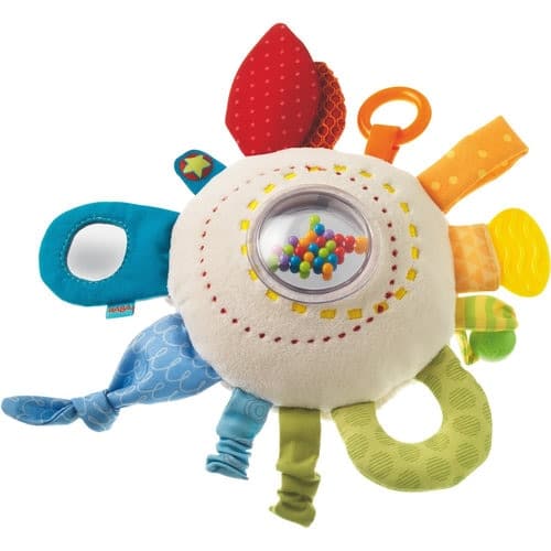 Cuddly Round Rainbow Teether by HABA