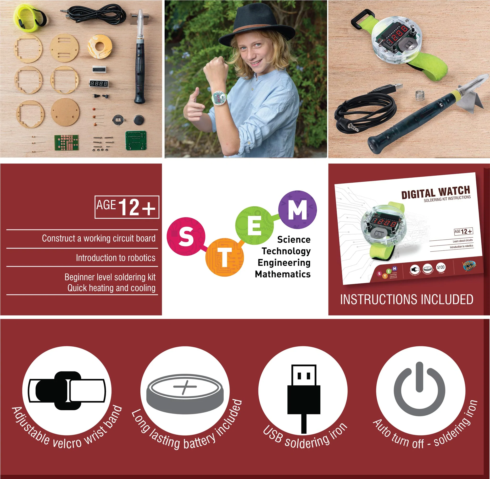 DIY 80s Digital Watch Combo by Heebie Jeebies 7