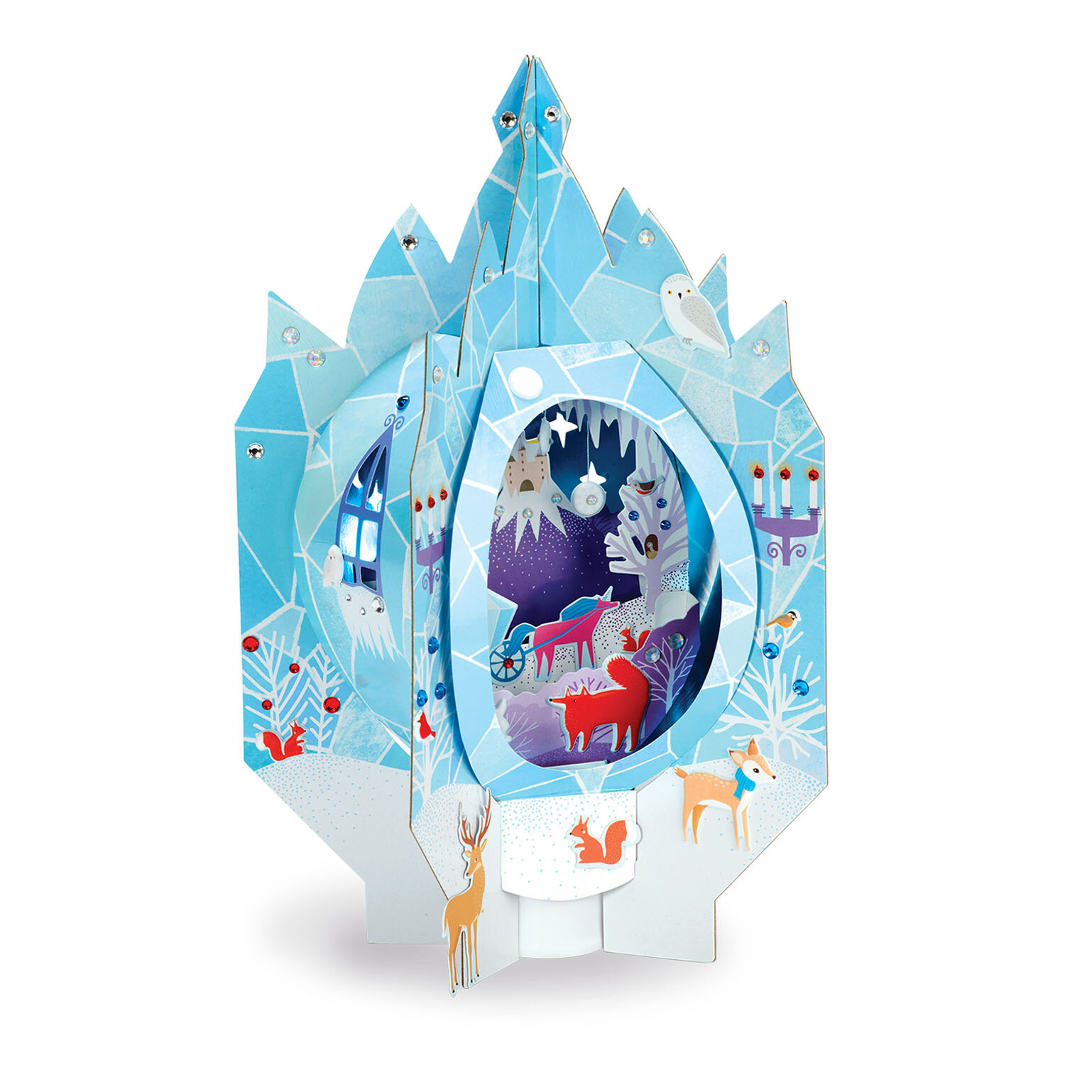 DIY Lantern Lands Ice Palace Fantasy by Bright Stripes 1