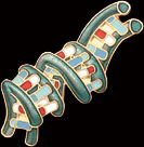 DNA Pin by WM Spear Designs