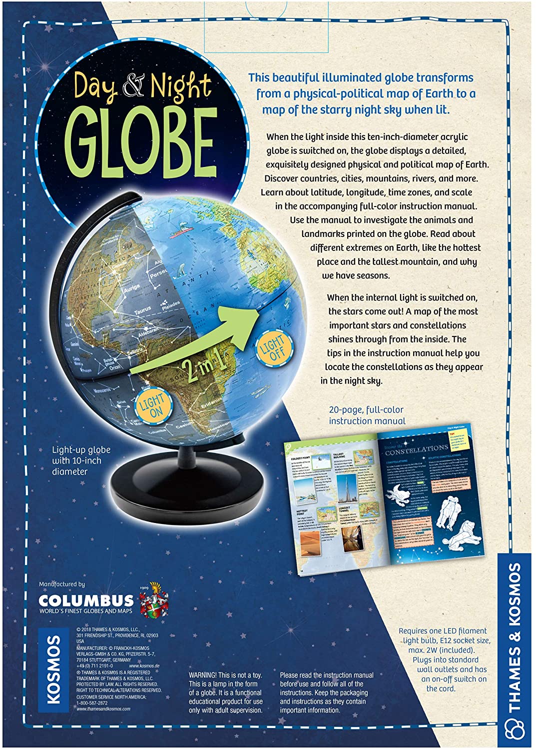 Day & Night Globe 10
