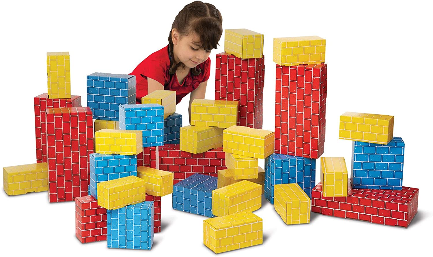 Deluxe Jumbo Cardboard Blocks by Melissa Doug 1