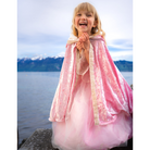 Deluxe Pink Princess Cape Medium Size 5 6 by Great Pretenders 3